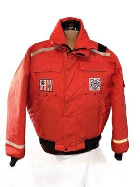 Vintage 90s US Coast Guard Flotation Jacket PFD Adult XL Stearns Model 29-73